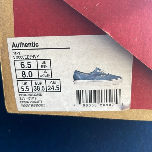 Authentic Navy Vans - Picture 4 of 4